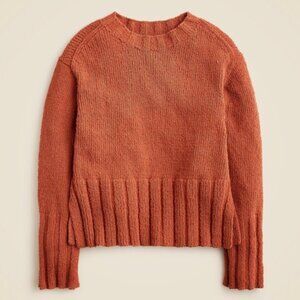 NWOT JCrew Marina sweater in textured cotton blend